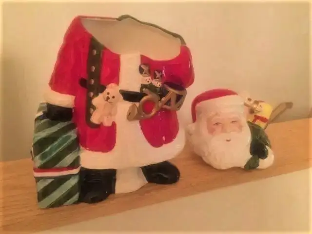SANTA CERAMIC COOKIE JAR - BRAND NEW62854391716610121