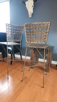Pair of Bar height stools
