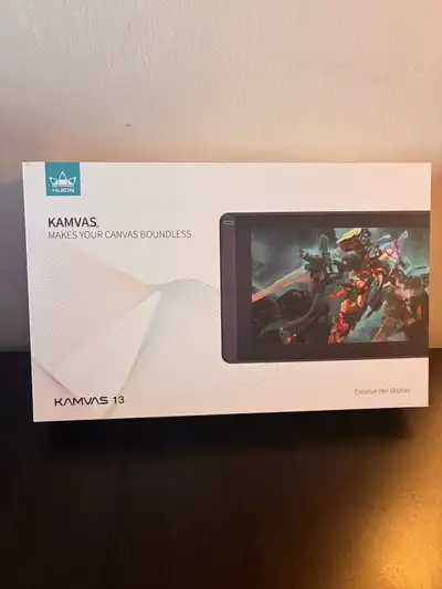 HUION Kamvas 13 Drawing Tablet (Brand New, Sealed) – Pen Display, View more