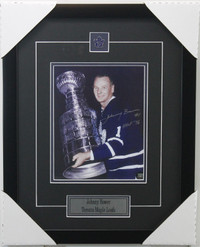 Johnny Bower Toronto Maple Leafs Autographed Signed & Inscribed