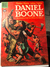 DANIEL BOONE (May 1961) Disney #1 , Dell #1163 Comic