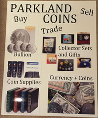 Parkland Coins, I Buy & Sell; Silver, Gold, RCM Products