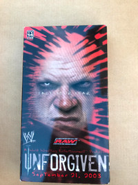 Wrestling VHS Video - Unforgiven - Sept 21, 2003