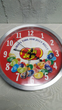 14" jelly belly clock $40