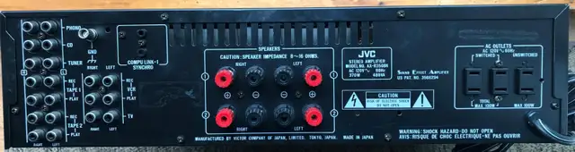 JVC AX-R350 STEREO INTEGRATED AMPLIFIER in Stereo Systems & Home Theatre in Brockville - Image 3