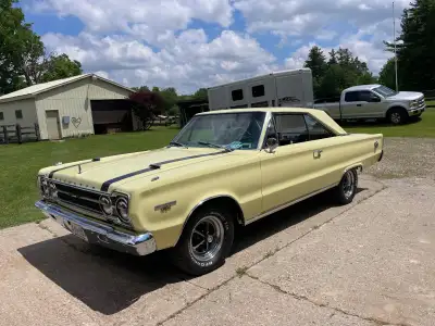 1967 Plymouth GTX 440 super comando, 375 hp A-833 4 speed manual , Full rotisserie in 2002 , not num...