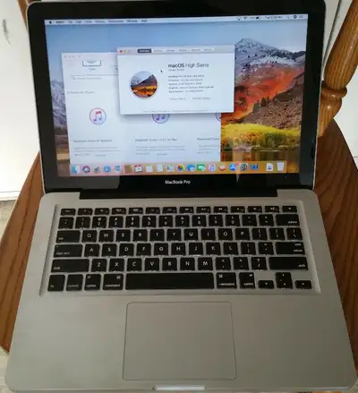 Mac book Pro 2011, High Sierra OS 10.13, Good cosmetics, no scratch, no dents. Intel Core 2 Duo Core...