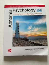 Abnormal psychology 10E