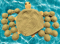 Crochet Turtle Memory Game