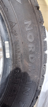 4 Studded Winter tires (165/65R14) (NORDMAN 7)