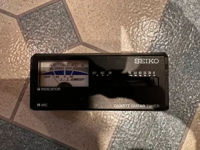 Vintage Seiko Quartz Guitar Tuner Model ST600, View more