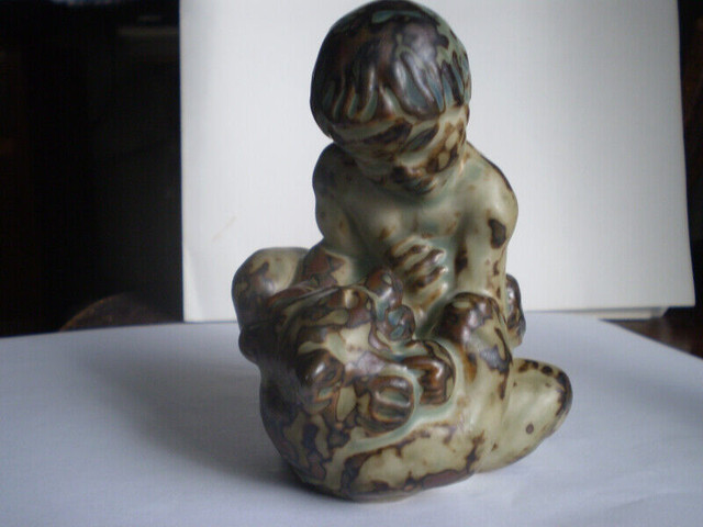 Royal Copenhagen Figurine - " Boy and Bear " - #20245 - in Arts & Collectibles in Kitchener / Waterloo - Image 2