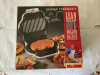George Foreman's Lean Mean Fat Reducing Grilling Machine