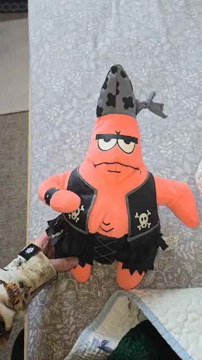 Patrick Star "Biker" plush, View more