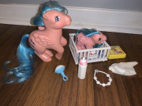My Little Pony Mommy & Baby FIREFLY Pink Pegasus Lightning