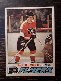 1977-78 O-Pee-Chee Hockey Paul Holmgren Rookie Card # 307