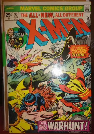 X-MEN #95 OCTOBER 1975 DEATH OF THUNDERBIRD $400, View more