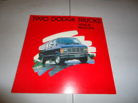 1990 Dodge Vans & Wagons Dealer Sales Brochure. Can Mail