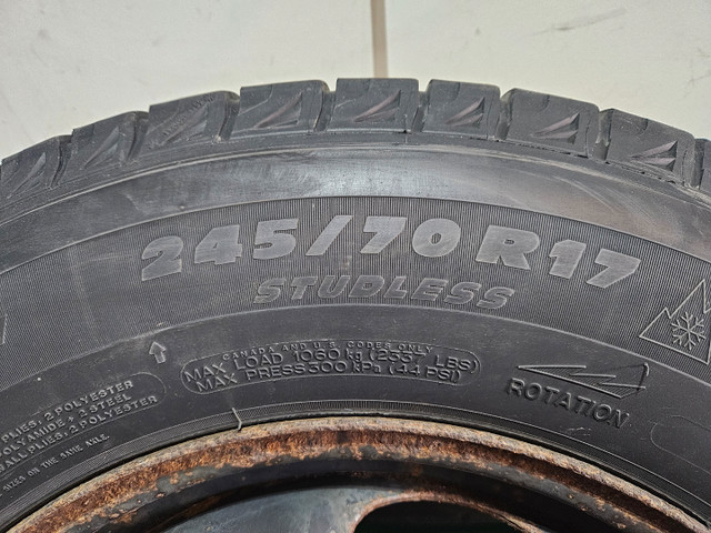 Michelin X-Ice Winter Tires (245/70 R17) on Rims! in Tires & Rims in Ottawa - Image 4