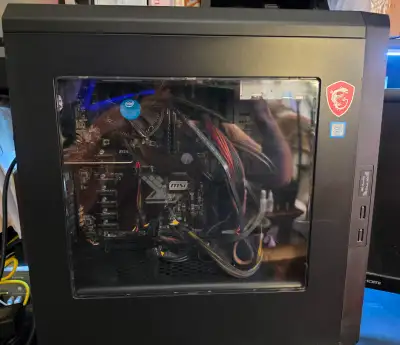 MSI Desktop PC | Core i7-8700 | 32GB RAM | 256GB NVMe + 1TB HDD, View more