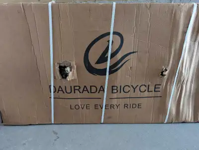 Originally packed. Never opened. We don't have time to assemble it. 26inch, 21 speed.
