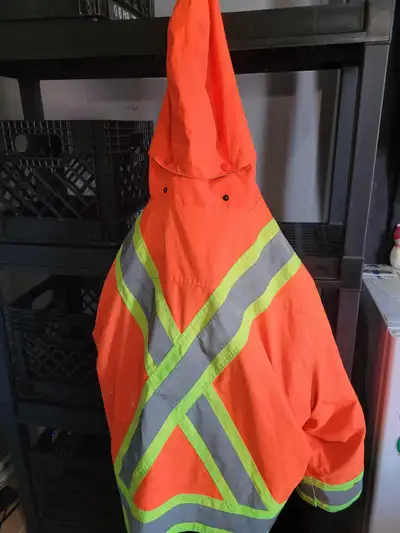 2 in one high vis construction coat, View more