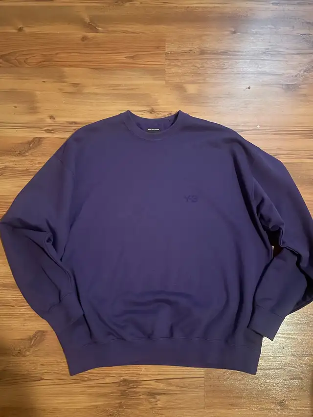 Adidas Y-3 Brushed Terry Crew Sweatshirt