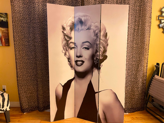 Marilyn Monroe bifold room divider in Home Décor & Accents in Saint John - Image 2
