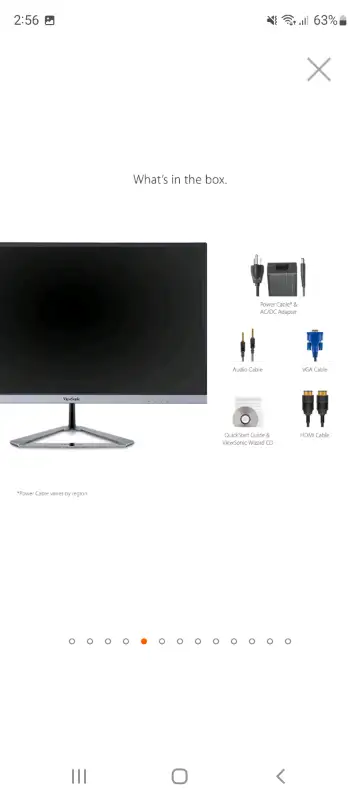 Viewsonic 24" Full HD LED Backlit Display Monitor in Monitors in Ottawa - Image 2