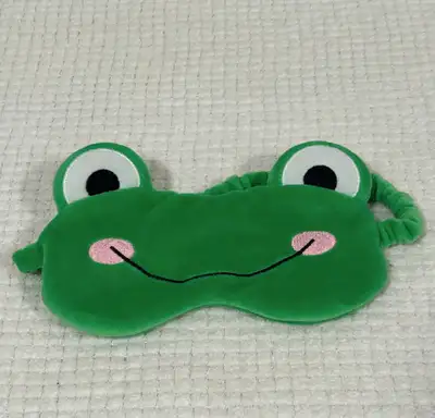 Soft frog kids, sleep mask, View more