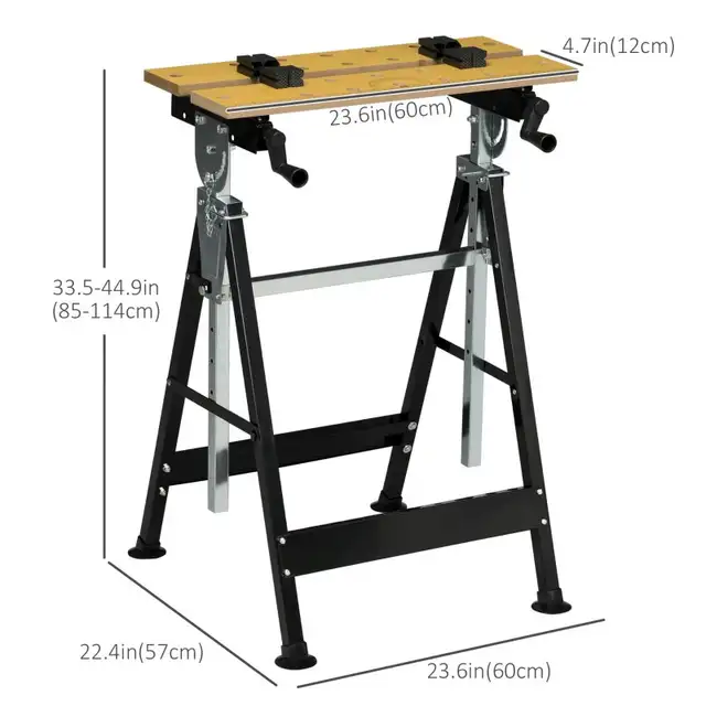 Portable Work Bench, Workshop Tool Stand with 6-Level Height in Tool Storage & Benches in Markham / York Region - Image 4