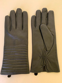 Dame - 2 paires de gants en cuir (Pointure 8, X-Large)