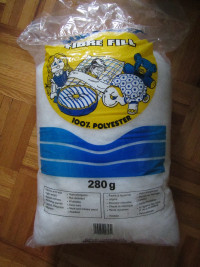 Polyester stuffing/fibre fill (3 bags) (NEW)