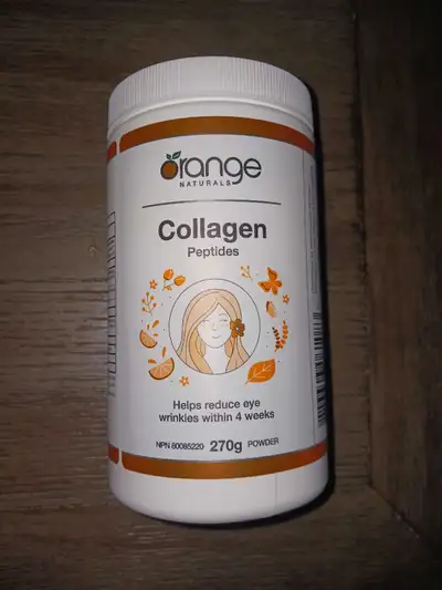 Orange Naturals Collagen Peptides packed, View more