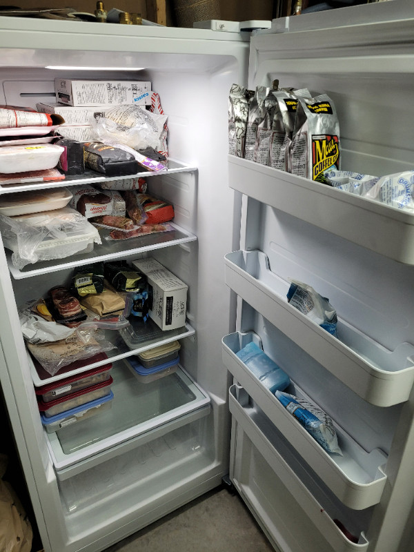 Brand new 13.8 cubic feet convertible standup fridge/freezer