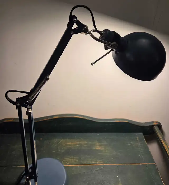 Vintage IKEA FORSA Blue Desk Work Lamp w/Adjustable Arm  in Indoor Lighting & Fans in City of Toronto - Image 6