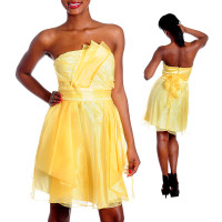 *NEW* Short, Yellow Dresses
