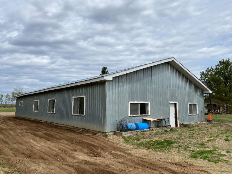 40' X 80' SHOP in Warspite (Smoky Lake County) on 1.5 acres Land for