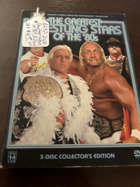 DVD Greatest WWE Wrestling Stars 80s WWF 3 Discs Set Booth 276