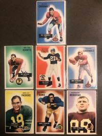 1955 Bowman Football Including Rookie Pat Summerall