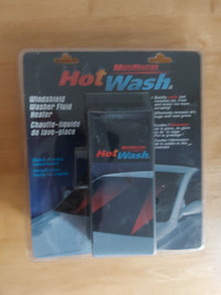 HOT WASH Windshield wiper washer fluid water heater system - New