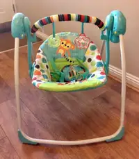 Bright Start Portable Baby Swing (negotiable)