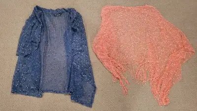 2 womans Shawls (tops) XL, View more