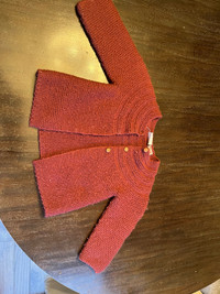 Zara Burgundy Knit Sweater
