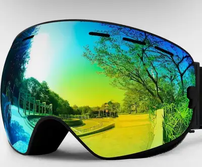 Ski Goggles Over Glasses - Snow/Snowboard Goggle Anti-Fog Unisex, View more