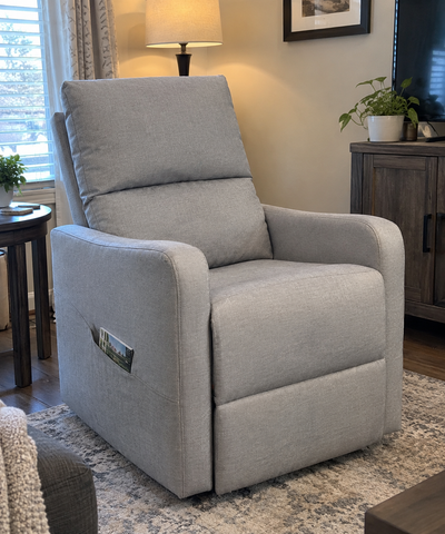 Grey Fabric Recliner, View more