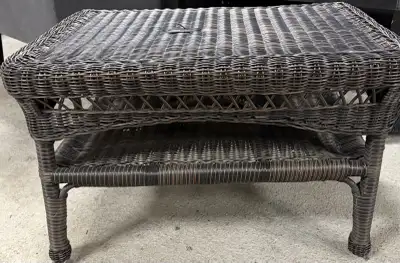 Wicker Side Table, View more