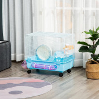   Hamster Cage Portable , Gerbil Haven, Multi-storey Rodent Hous