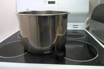 InstantPot 8 qt stainless steel liner & release valve.  Both $8, View more