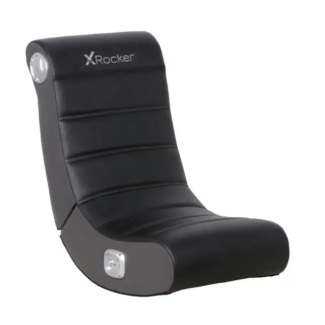 X Rocker Play 2.0 Wired Floor Rocker Gaming Chair - Black in Chairs & Recliners in Kingston - Image 2